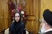 نرگس کلباسی با حجت الاسلام قاضی عسکر دیدار کرد