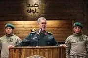  حضور فرمانده سپاه در پشت صحنه یک مسابقه تلویزیونی