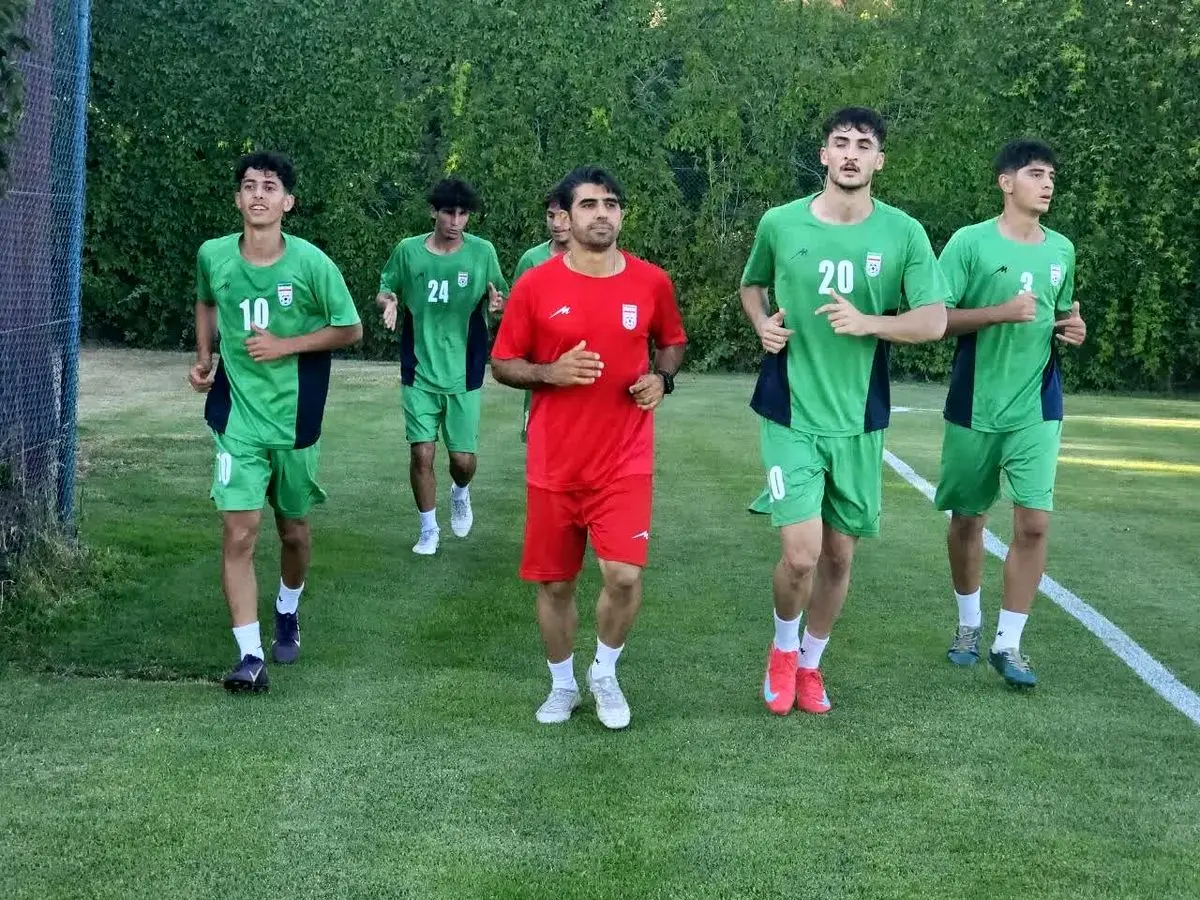 تمرینات پرانگیزه تیم جوانان زیر نظر قاسم حدادی‌فر