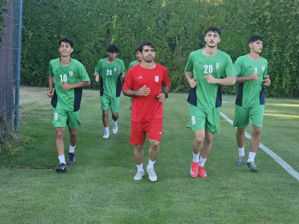 تمرینات پرانگیزه تیم جوانان زیر نظر قاسم حدادی‌فر