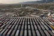 صف ۳۰۰۰ کامیون ایرانی در مرز بازرگان