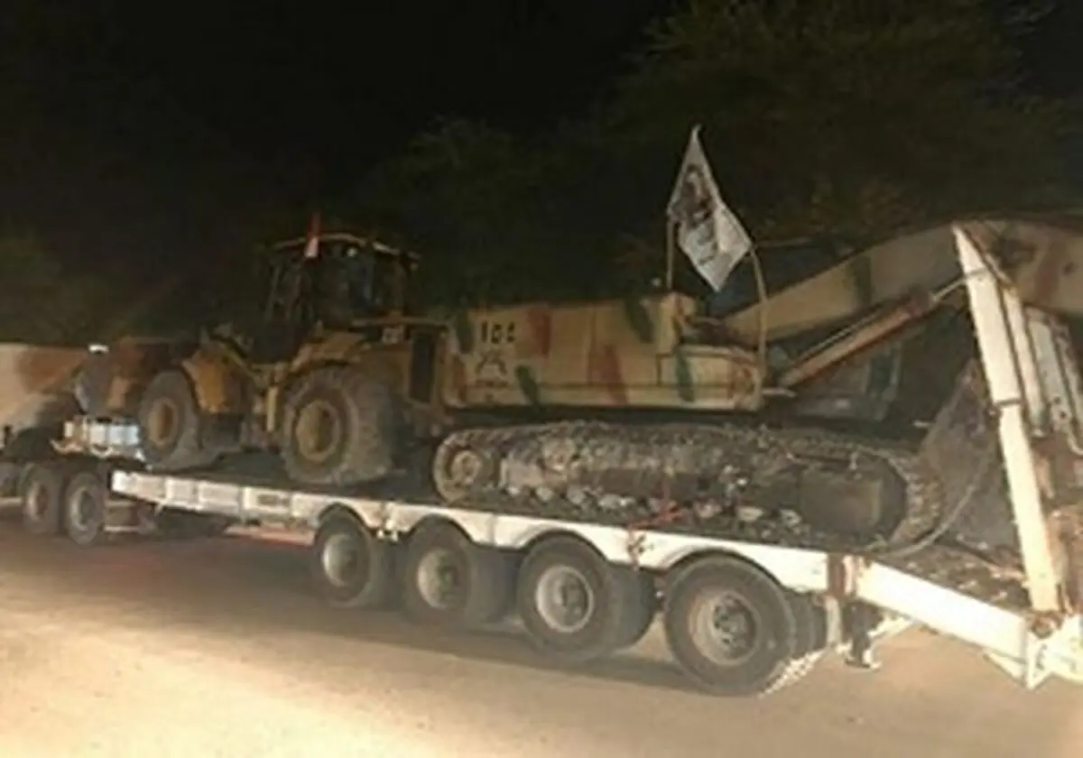 یگان مهندسی حشدالشعبی برای مقابله با سیل وارد ایران شد