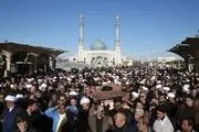 پیکر آیت‌الله رسولی محلاتی در قم به خاک سپرده شد