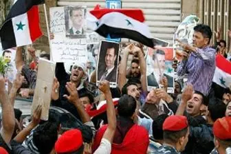 مردم سوریه در حمایت از «بشار اسد» تظاهرات کردند

