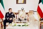 دیدار فرمانده سنتکام با ولی‌عهد کویت