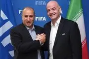 پیغام ویژه رئیس فیفا به مهدی تاج