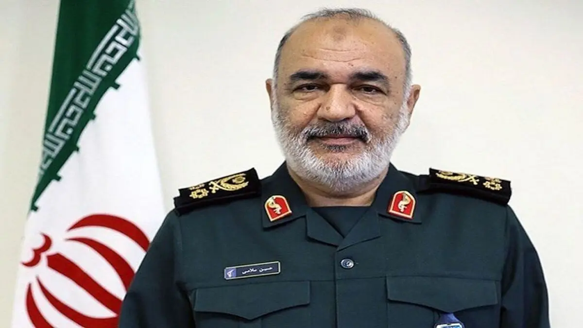 دستنوشته سردار سلامی برای حسین طائب +عکس