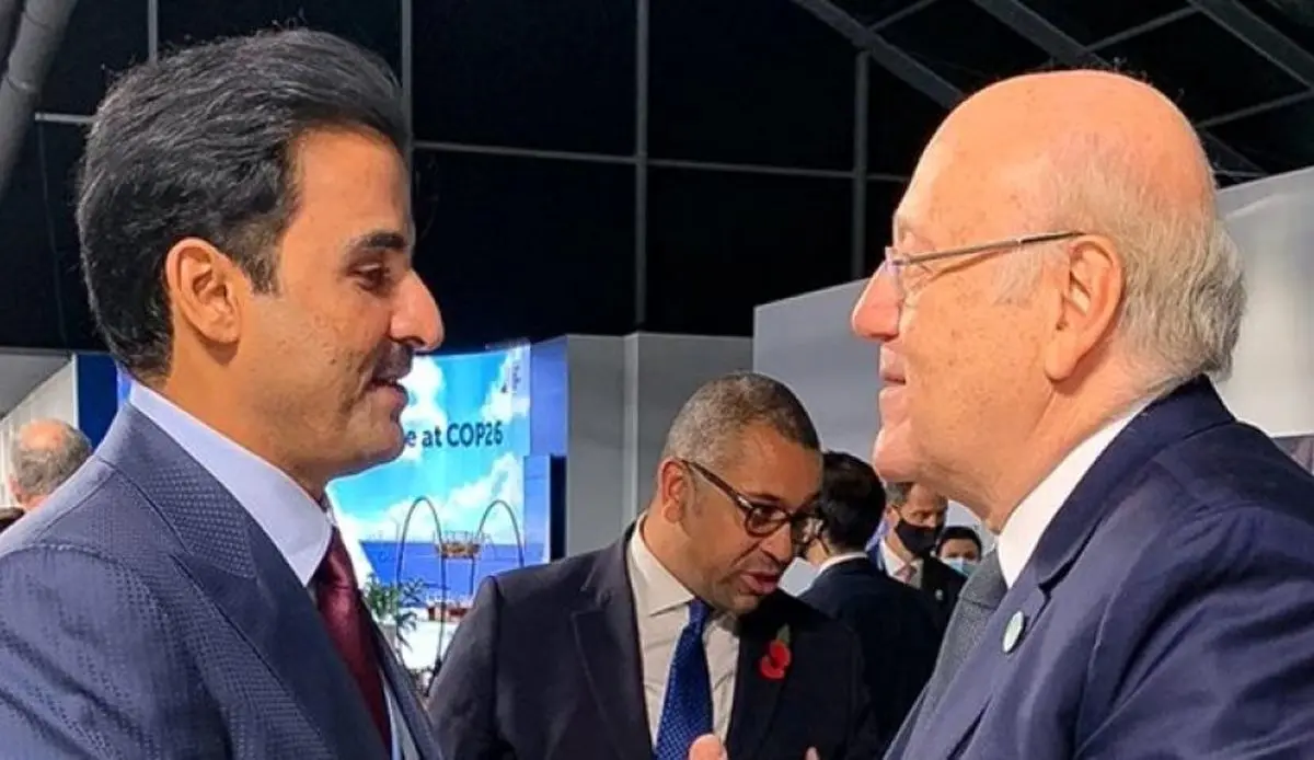 تلاش امیر قطر برای حل بحران لبنان و عربستان