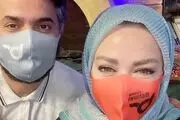 تیپ خاص بازیگر زن جنجالی در تولد همسرش/ عکس