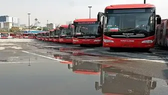 ناوگان اتوبوسرانی تهران برای فصل سرما و بارش نزولات آسمانی آمادگی کامل دارد
