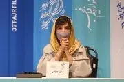 استایل سارا بهرامی در اکران «آتابای» /عکس