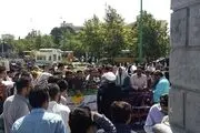 تجمع دانشجویان در اعتراض به فاجعه انسانی میانمار