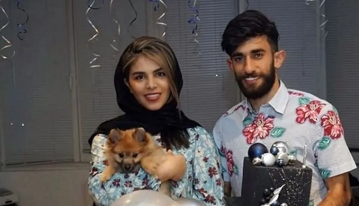 غافلگیری جذاب علی قلی زاده و همسرش با رونمایی از نوزادشان