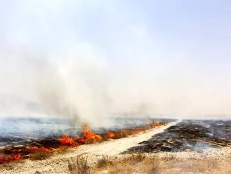 دریاچه پریشان دوباره در آتش می سوزد+تصویر