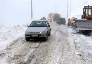 آخرین وضعیت راه‌های مواصلاتی کشور/ برف و کولاک در جاده های کشور