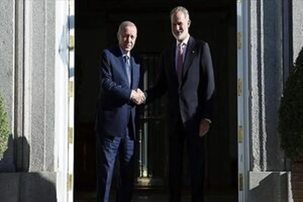 دیدار اردوغان با پادشاه اسپانیا