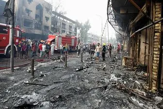  عامل انتحاری انفجار دوم دیروز بغداد«+18»+ فیلم
