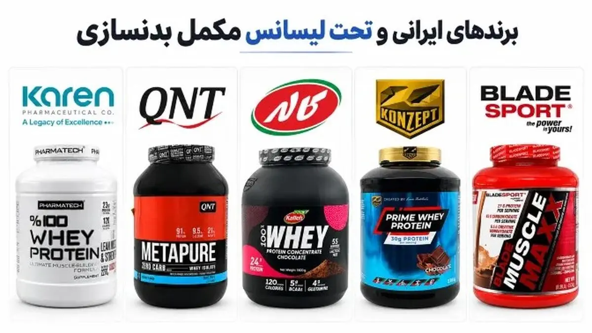 کامل‌ترین راهنمای خرید مکمل بدنسازی؛ ایرانی یا تحت لیسانس؟

