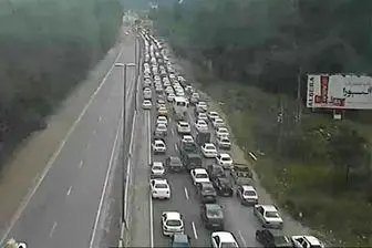 ترافیک نیمه سنگین در جاده های شمالی