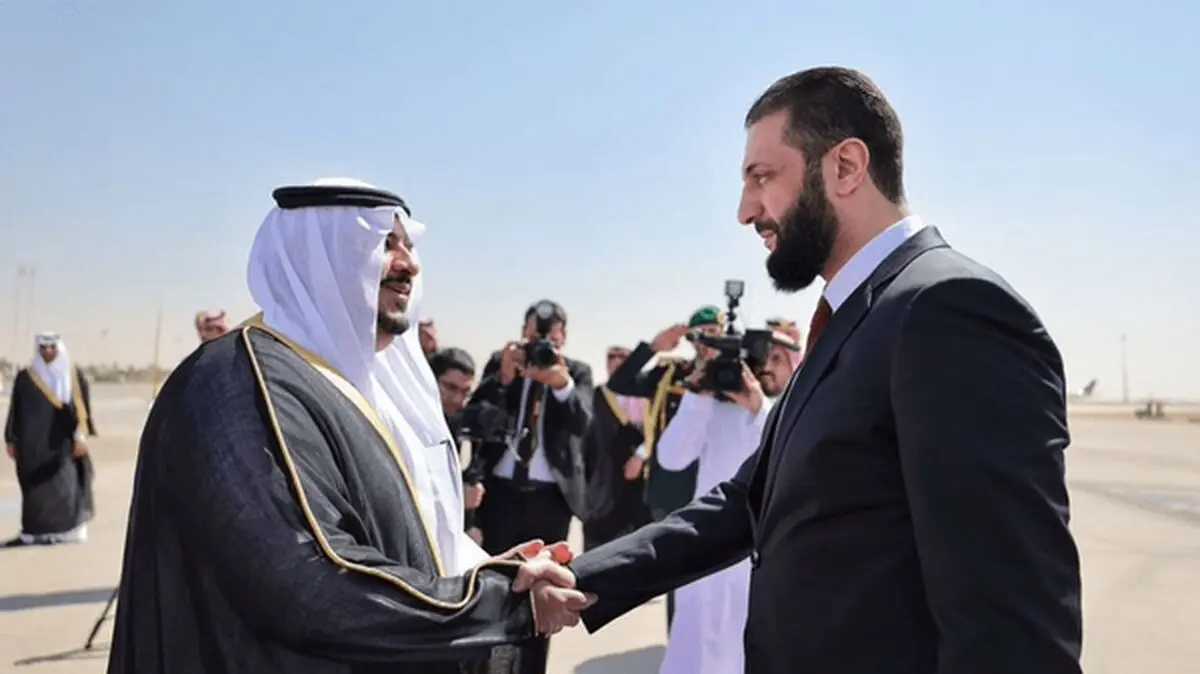  الجولانی وارد ریاض شد