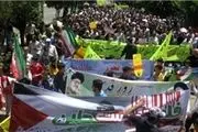 حمل تابوت تکفیری‌ها و آل‌ سعود در تهران