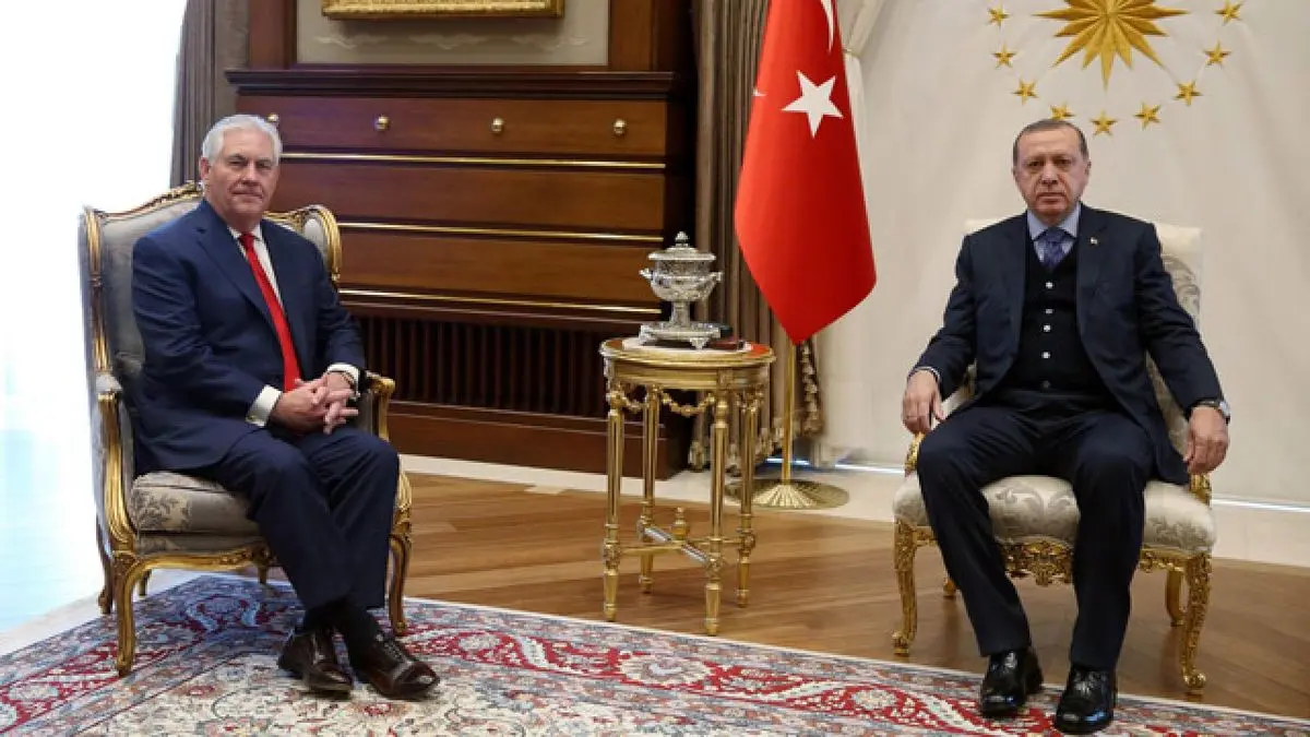 آمریکا: تیلرسون و اردوغان گفتگوی سازندهای داشتند