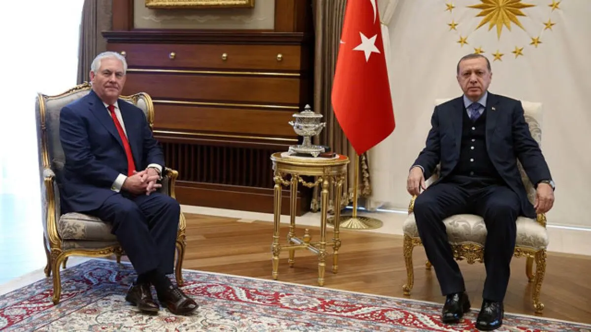 آمریکا: تیلرسون و اردوغان گفتگوی سازنده‌ای داشتند