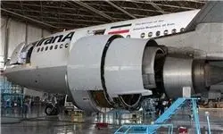 نصب قطعات ایرانی در هواپیماها