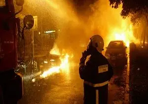 دو خودروی دیپلماتیک ترکیه در یونان آتش گرفت