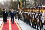 اتفاق جالب هنگام استقبال پزشکیان از نخست‌ وزیر عراق + فیلم