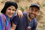 عکس آتلیه ای پسر فاطمه گودرزی و عروسش