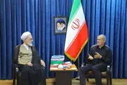 رئیس‌جمهور با آیت‌الله اعرافی دیدار کرد