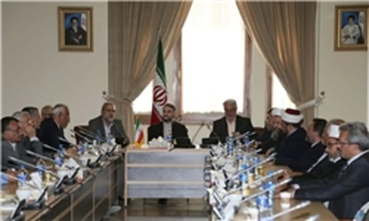 دیدار اندیشمندان لبنانی با معاون ظریف+عکس