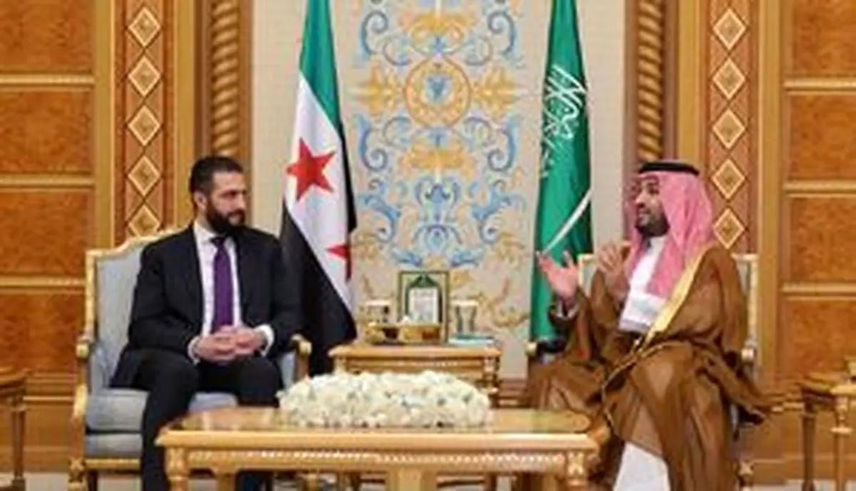 دیدار الجولانی در ریاض با بن سلمان 