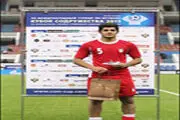 کنعانی بهترین بازیکن ایران برابر بلاروس