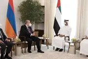 دیدار رئیس‌جمهور ارمنستان با سران امارات