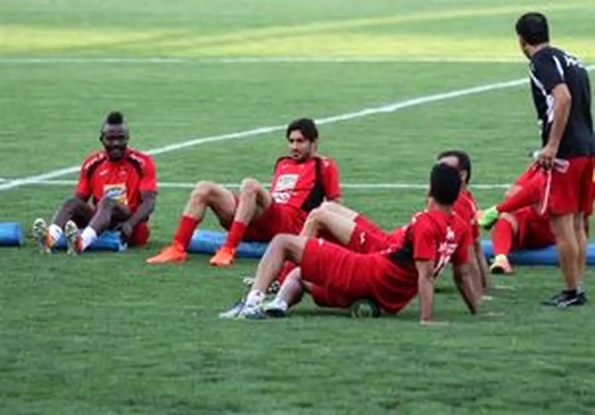 مصدومان پرسپولیس فیزیوتراپی کردند