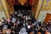 حرم امام علی در شب رحلت پیامبر اکرم/ عکس