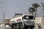 کامیون‌های سوخت سازمان ملل در راه غزه