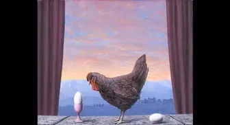 مرغ یا تخم مرغ از نگاه یک نقاش مشهور