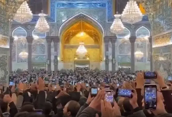 آغاز سال 2023 در حرم امام حسین (ع)/ فیلم