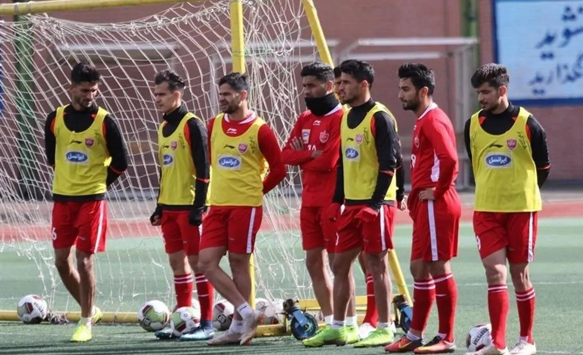 تمرین پرسپولیس با 8 غایب بزرگ