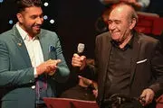 استایل رسمی «احسان خواجه امیری» درکنار پدر مشهورش/ عکس