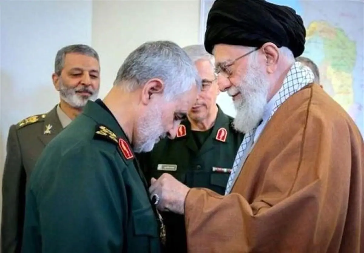  درخواست "حاج قاسم" از رهبری برای دعای شهادت/عکس