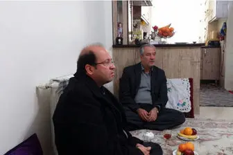 دیدار علی کفاشیان از خانواده حسینی