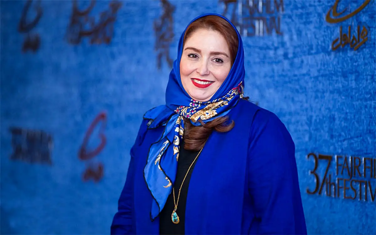 ژاله صامتی و پسرش در پشت صحنه زیرخاکی 2
