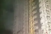  وقوع آتش سوزی در برج 320 واحدی مشهد