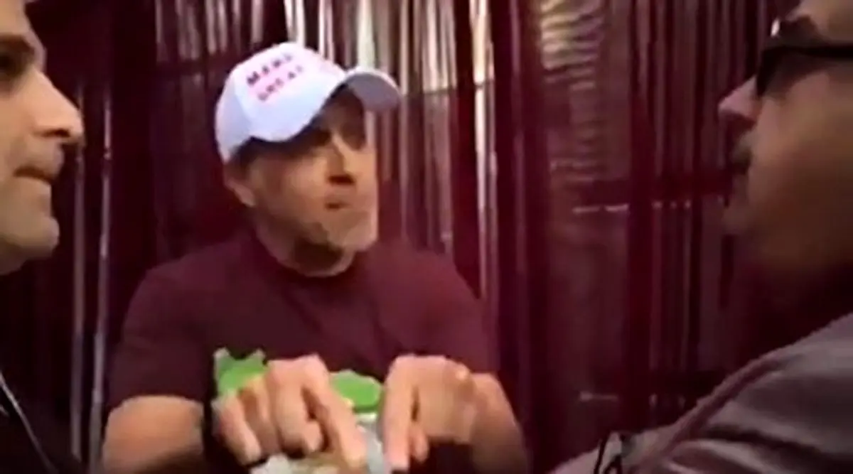 وحشی بازی علی کریمی/ برش خبرساز از حمله علی کریمی به گلشیفته در لس‌آنجلس
