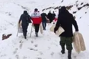 برف و کولاک شدید در سرعین و مشگین‌شهر
