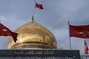 بازگشت پرچم‌ها بر بام حرم حضرت زینب (س) +فیلم